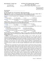 ĐỀ THI HSG ANH NĂM 2014