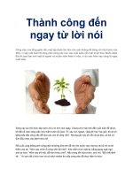 Thành công đến ngay từ lời nói pptx