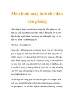 Màn hình máy tính cho dân văn phòng doc