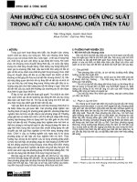 Ảnh hưởng của sloshing đến ứng suất trong kết cấu khoang chứa trên tàu pdf