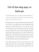 Yếu tố làm tăng nguy cơ bệnh gút pdf