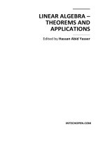 LINEAR ALGEBRA – THEOREMS AND APPLICATIONS pptx
