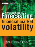 A Practical Guide to Forecasting Financial Market Volatility potx