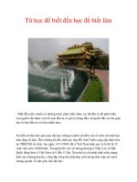 Từ học để biết đến học để biết làm pdf