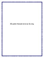 Đến phiên Nintendo bị tin tặc tấn công potx