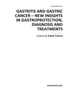 GASTRITIS AND GASTRIC CANCER – NEW INSIGHTS IN GASTROPROTECTION, DIAGNOSIS AND TREATMENTS docx