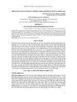 BÁO CÁO KHOA HỌC 