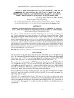 Báo cáo khoa học : ĐÁNH GIÁ NĂNG SUẤT SINH SẢN CỦA LỢN NÁI THUẦN LANDRACE (L) YORKSHIRE (Y) , NÁI LAI F1 (LY/YL) , NÁI VCN22 VÀ KHẢ NĂNG SINH TRƯỞNG, CHO THỊT CỦA LỢN THƯƠNG PHẨM HAI, BA VÀ BỐN GIỐNG TRONG ĐIỀU KIỆN CHĂN NUÔI TRANG TRẠI TẠI QUẢNG BÌNH pdf
