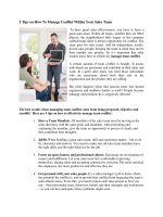 5 Tips on How To Manage Conflict Within Your Sales Team pot