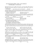 BÀI TẬP TỔNG HỢP ANĐÊHIT - XÊ TÔN - AXIT CACBOXYLIC docx