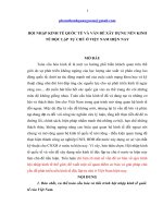 Tieu luan hoi nhap kinh te quoc te va xay dung nen kinh te doc lap tu chu docx