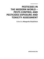 PESTICIDES IN THE MODERN WORLD – PESTS CONTROL AND PESTICIDES EXPOSURE AND TOXICITY docx