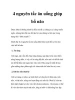 4 nguyên tắc ăn uống giúp bổ não pptx