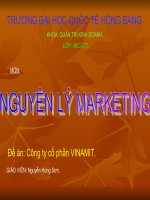 Thuyết trình đề tài: Công ty cổ phần Vinamit pot