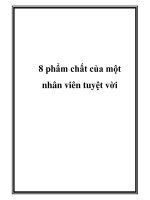 8 phẩm chất của một nhân viên tuyệt vời pot