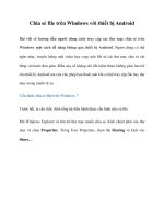 Chia sẻ file trên Windows với thiết bị Android pot