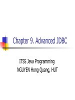 Java C9. Advanced JDBC pptx