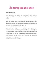 Ăn trứng sao cho khỏe pot