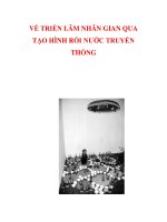 VỀ TRIỂN LÃM NHÂN GIAN QUA TẠO HÌNH RỐI NƯỚC TRUYỀN THỐNG pdf