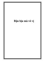 Bận bịu mà vô vị potx