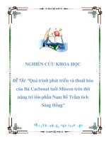 NGHIÊN CỨU KHOA HỌC-ĐỀ TÀI: 