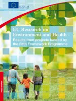 EU Research on Environment and Health - Results from projects funded by the Fifth Framework Programme docx