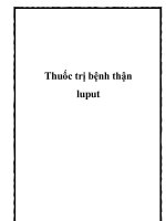 Thuốc trị bệnh thận luput potx