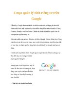 4 mẹo quản lý tính riêng tư trên Google pdf