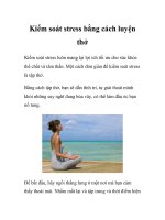 Kiểm soát stress bằng cách luyện thở potx
