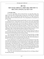 tiểu luận  đề tài một số đặc điểm của thép chịu thời tiết