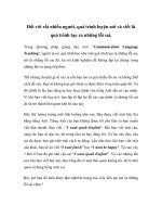 Đối với rất nhiều người, quá trình luyện nói và viết là quá trình tạo ra những lỗi sai. docx