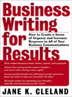 Business Writing for Results doc