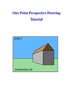 One Point Perspective Drawing Tutorial pptx