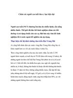 Chăm sóc người cao tuổi theo y học hiện đại potx