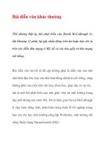 Bài diễn văn khác thường ppt