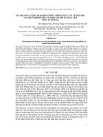 Báo cáo khoa học : Giá trị năng lượng trao đổi có hiệu chỉnh nito và tỷ lệ tiêu hóa các chất dinh dưỡng của bột sắn khi sử dụng làm thức ăn nuôi gà docx