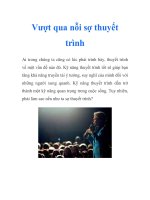 Vượt qua nỗi sợ thuyết trình ppt