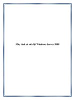 Máy tính có cài đặt Windows Server 2008 pdf