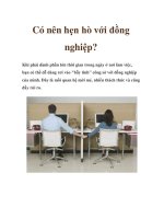 Có nên hẹn hò với đồng nghiệp? pot