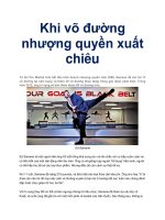 Khi võ đường nhượng quyền xuất chiêu docx