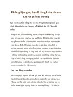 Kinh nghiệm giúp bạn dễ dàng kiếm việc sau khi rời ghế nhà trường potx