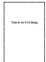 Tâm lý trẻ 6-12 tháng pdf