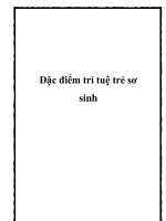Đặc điểm trí tuệ trẻ sơ sinh. doc