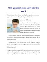 7 thói quen độc hại của người mắc viêm gan B doc