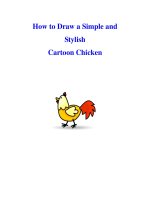 How to Draw a Simple and Stylish Cartoon Chicken ppt