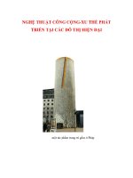 NGHỆ THUẬT CÔNG CỘNG-XU THẾ PHÁT TRIỂN TẠI CÁC ĐÔ THỊ HIỆN ĐẠI pot