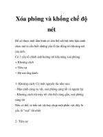 Xóa phông và khống chế độ nét docx