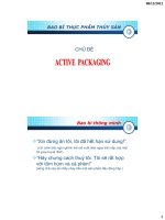 đề tài   bao bì thông minh