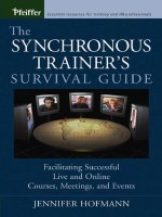 Education the synchronous trainers survival guide potx