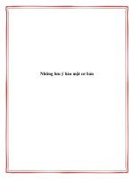 Những lưu ý bảo mật cơ bản.Bảo mật luôn là vấn đề cần quan tâm ppt